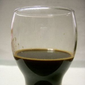 Ocet czarny szklanka